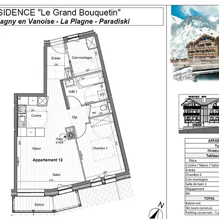Apartament Le Grand Bouquetin - 2 Pieces Pour 6 Personnes Mae-9964 *